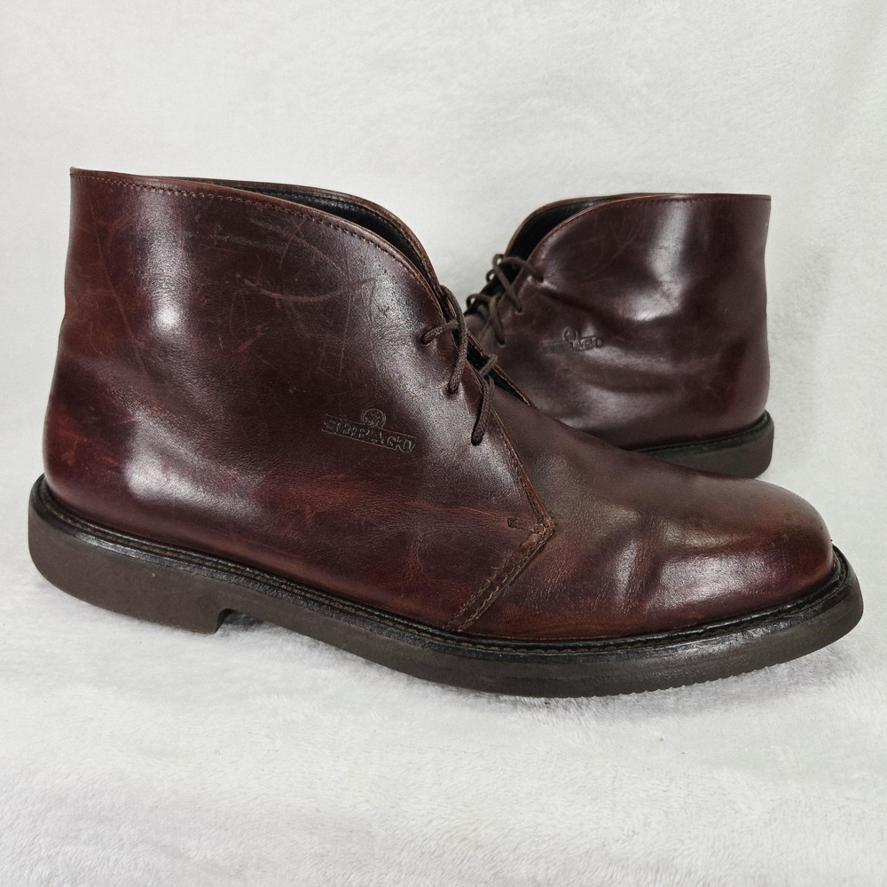 Sebago Men's Chukka Boots in Dark Brown Leather
